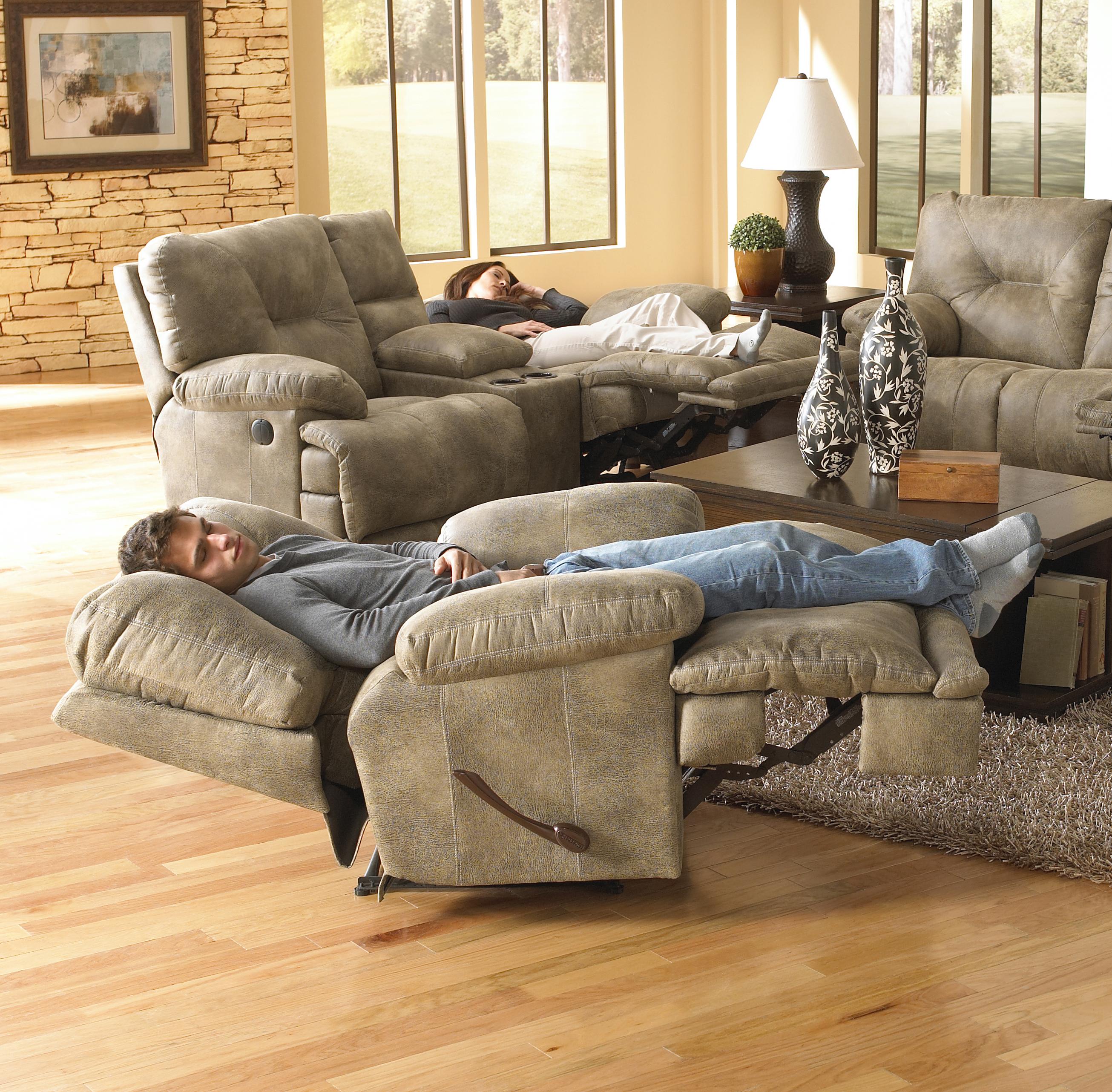 Catnapper Voyager 43807 Single Seat "Lay Flat" Recliner Household